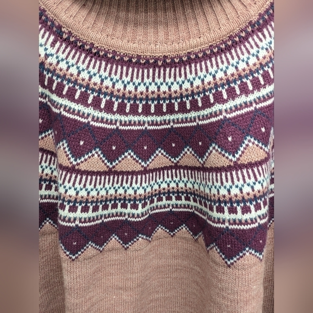 Atlas for women plus size pink turtleneck sweater size 20-22 - Picture 4 of 10